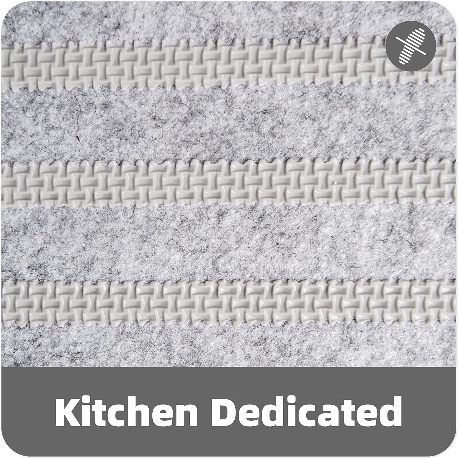 Color G Kitchen Rugs, [17"X29"+17"X79"] Kitchen Rug Set 2 Piece, Kitchen Runner Rug Kitchen Rugs and Mats Non Skid Washable Kitchen Floor Sink Mat, Comfort Standing Kitchen Rugs, Grey