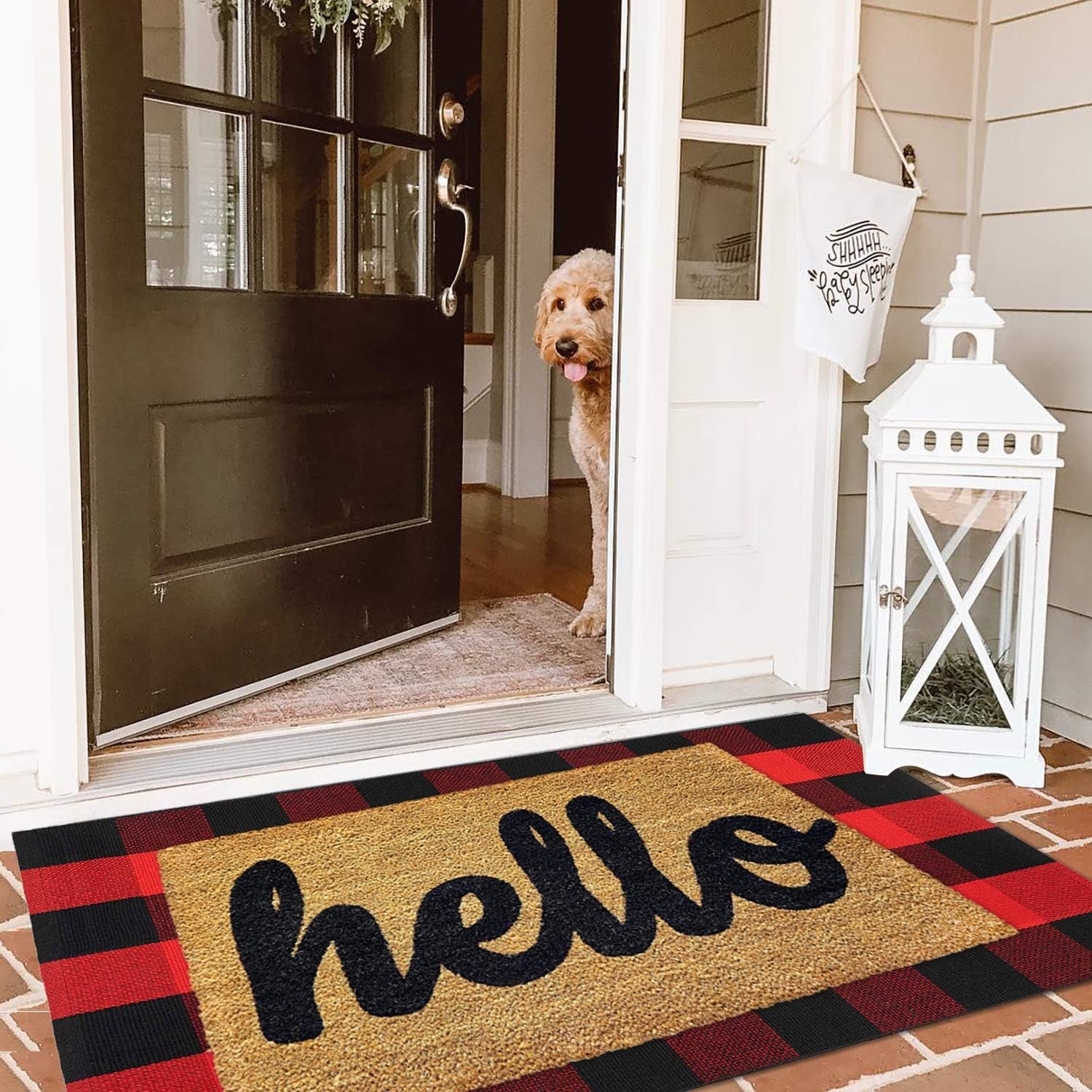 Area Rug Door Mat 2.3'X3.5' Red